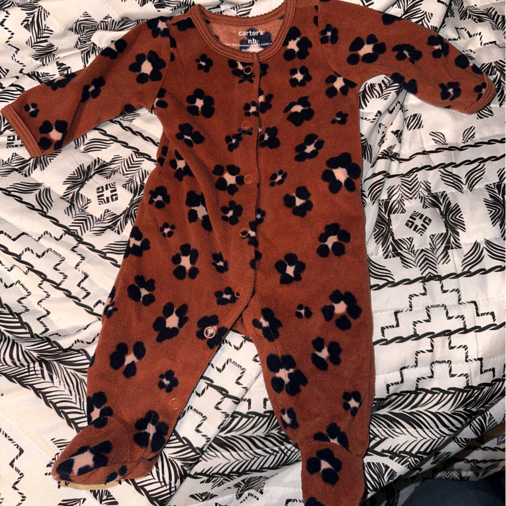 Newborn sleeper with footies